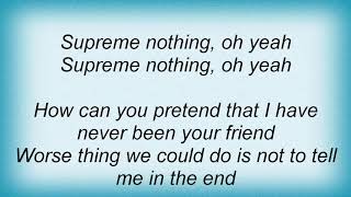 Tiger Trap - Supreme Nothing Lyrics