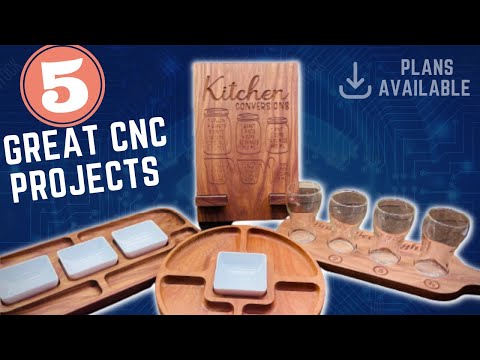 5 Great CNC Projects  |   CNC Plans Available