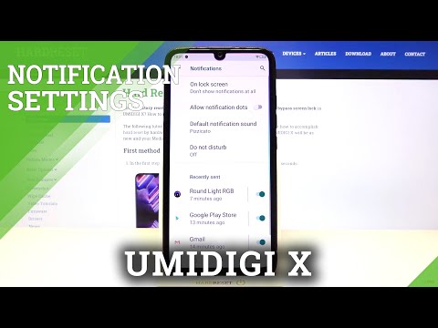 How to Operate Notifications in Umidigi X – Disable Pop-Ups from Apps