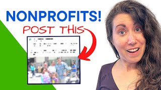 5 Surefire Post Ideas for NONPROFIT SOCIAL MEDIA!