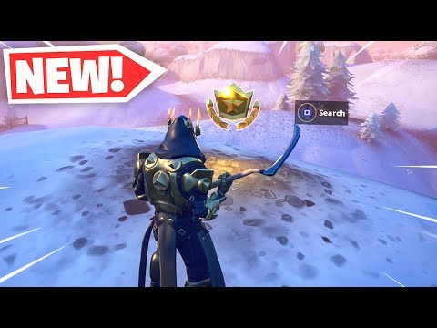 "Search Between a Mysterious Hatch, a Gaint Rock Lady, and a Precarious Flatbed" FORTNITE LOCATION