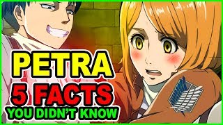 TOP PETRA RAL FACTS You Didn’t Know! Levi X Petra? | Attack on Titan Anime Facts By Foxen