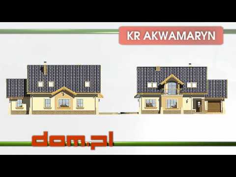 Projekty domów z poddaszem - KR Akwamaryn