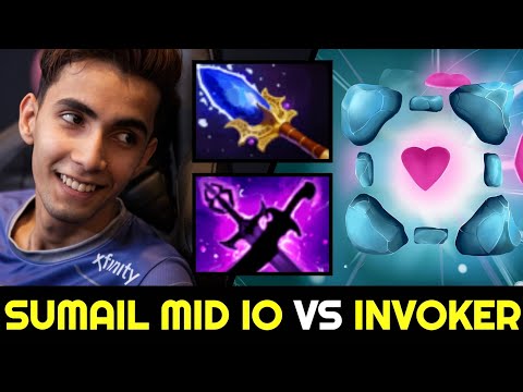SUMAIL First Random pick Io — Mid vs Invoker 7.28 Dota 2