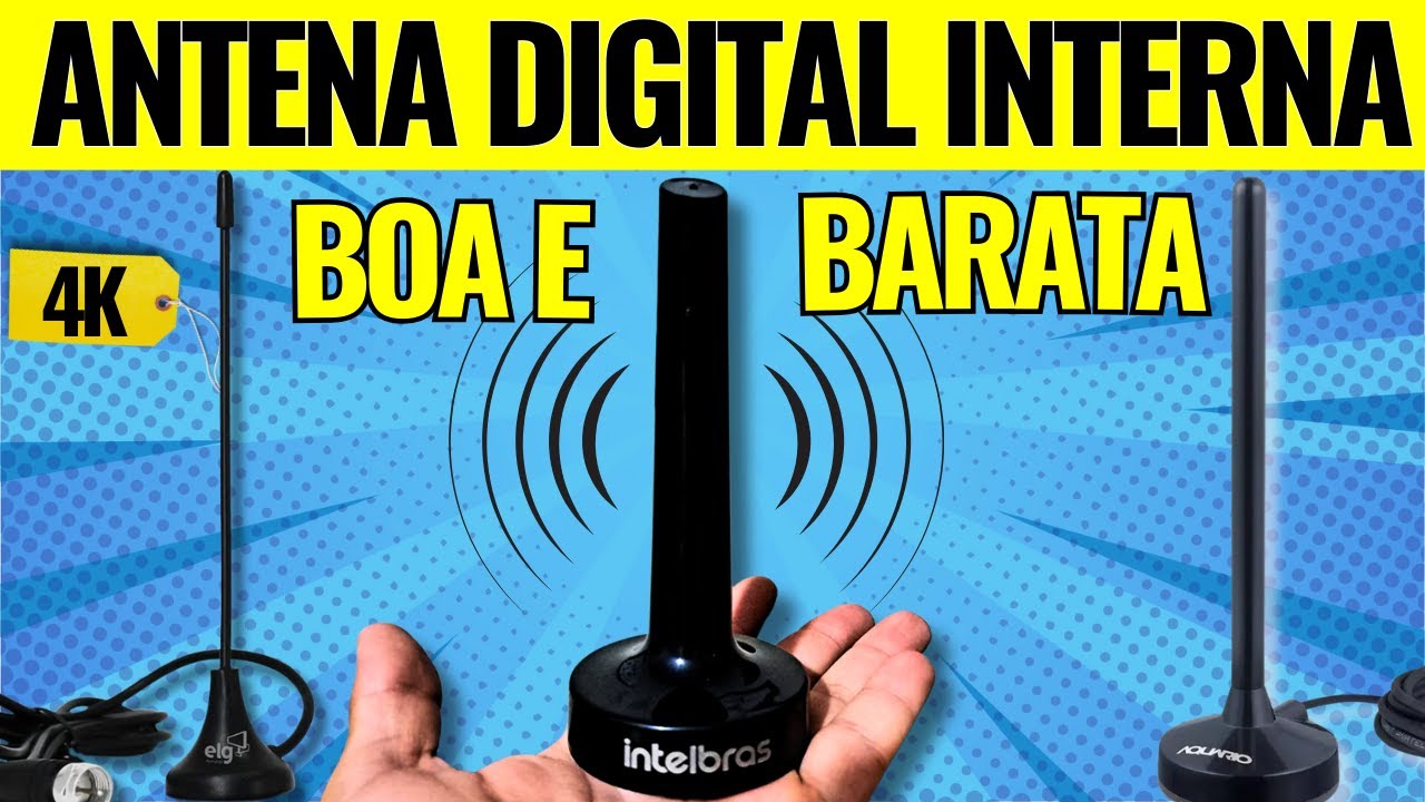 Qual Melhor ANTENA DIGITAL INTERNA 2024? 🏆 TOP 5 Antena Interna Digital para TV