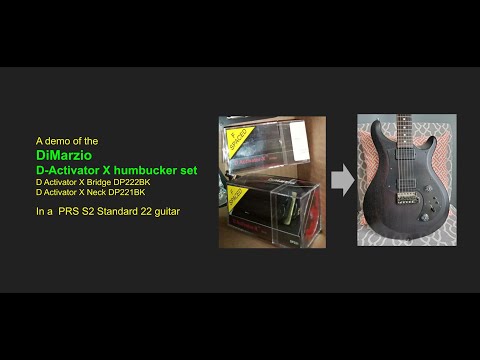DiMarzio D-Activator X humbucker set Demo (ft. "Epidemia")
