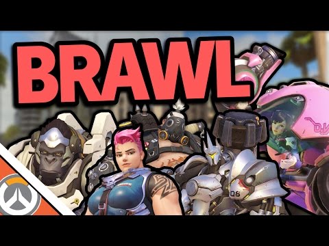 TANKS A LOT BRAWL | Overwatch Beta Gameplay
