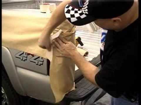 Masking before the bedlining by Qwikliner