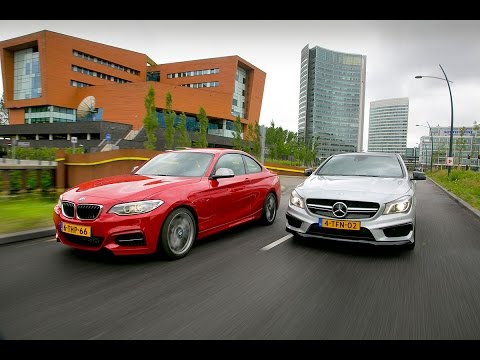 BMW M235i vs メルセデス・ベンツCLA 45 AMG (英語字幕版) (BMW M235i vs Mercedes-Benz CLA 45 AMG (English subtitled))