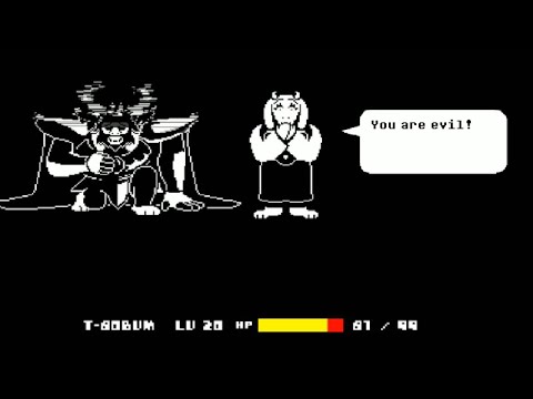 Undertale LV20 in neutral route!