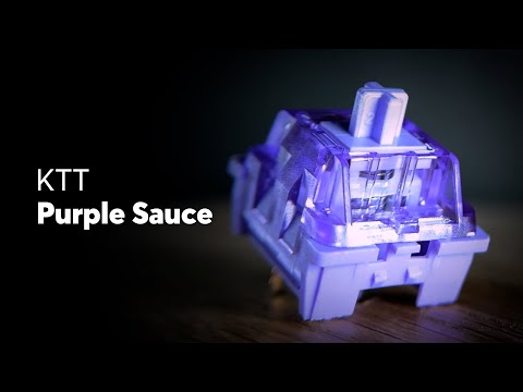 KTT Purple Sauce Sound Test & Review | First KTT-made Clicky Switch?