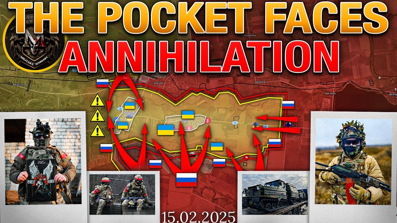 Cold War II❄️ Resource Bargain💰⚖️ Pokrovsk-Kostiantynivka Wedge 🎯  Ulakly Assault💥 MS For 15.02.2025