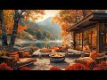 Cozy Fall Coffee Shop & Smooth Jazz Instrumental to Study 🍂 Relaxing Jazz Music - Background Music