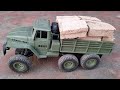 Rc Truck Model Military Truck Full Load After Running पावरफुल आर्मी ट्�