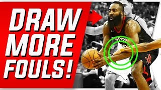 3 Sneaky Ways that James Harden Draws Fouls EASY WAY TO SCORE MORE POINTS