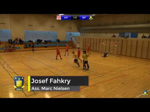 DBU Futsal Øst 7. runde, 8. jan. 2017. Albertslund IF - Brøndby 4-3 (1-1) (highlights)