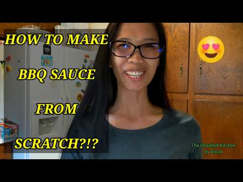 HOW TO MAKE UNSALTED | LOW SODIUM BBQ SAUCE FROM SCRATCH with ONLY 8 INGREDIENTS