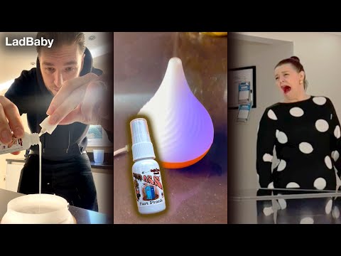 Putting FART SPRAY in Mums air diffuser Prank 💩🤣
