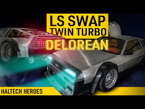 🏅Salvage To Savage Twin Turbo DeLorean | HALTECH HEROES
