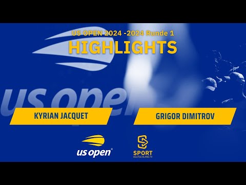 Kyrian Jacquet vs. Grigor Dimitrov | Highlights - Runde 1 im Herren Einzel, US Open 2024 | SDTV