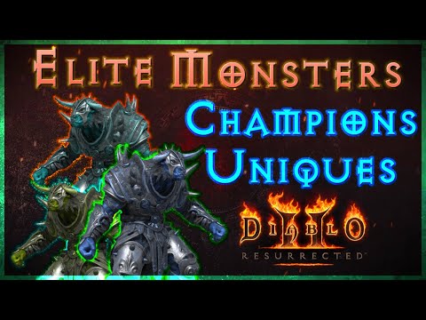 Elite Monsters: Champions & Uniques - The BEST Loot Drops!