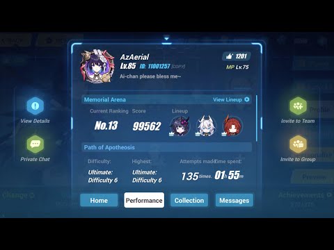 [Memorial Arena Exalted - 99562] Hellmaru (37056|30880) / Rita - AKA (31466) / SK (31040)