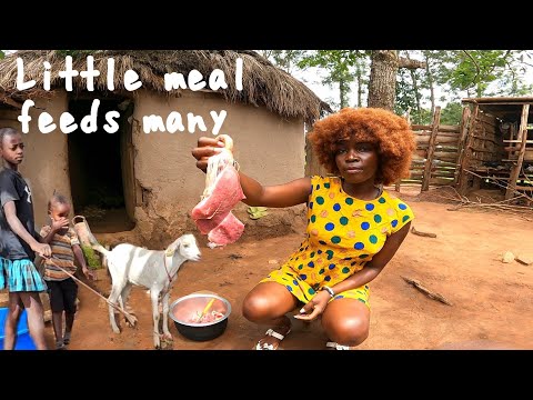Cooking Authentic Kenyan Lunch for a Strangers Family| Little meals For many | Village cooking