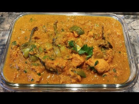 How to cook Chicken Curry with White Round Eggplant