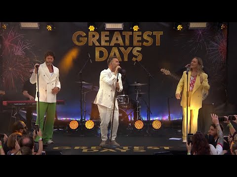 Take That turn 'Greatest Days' film premiere into a performance