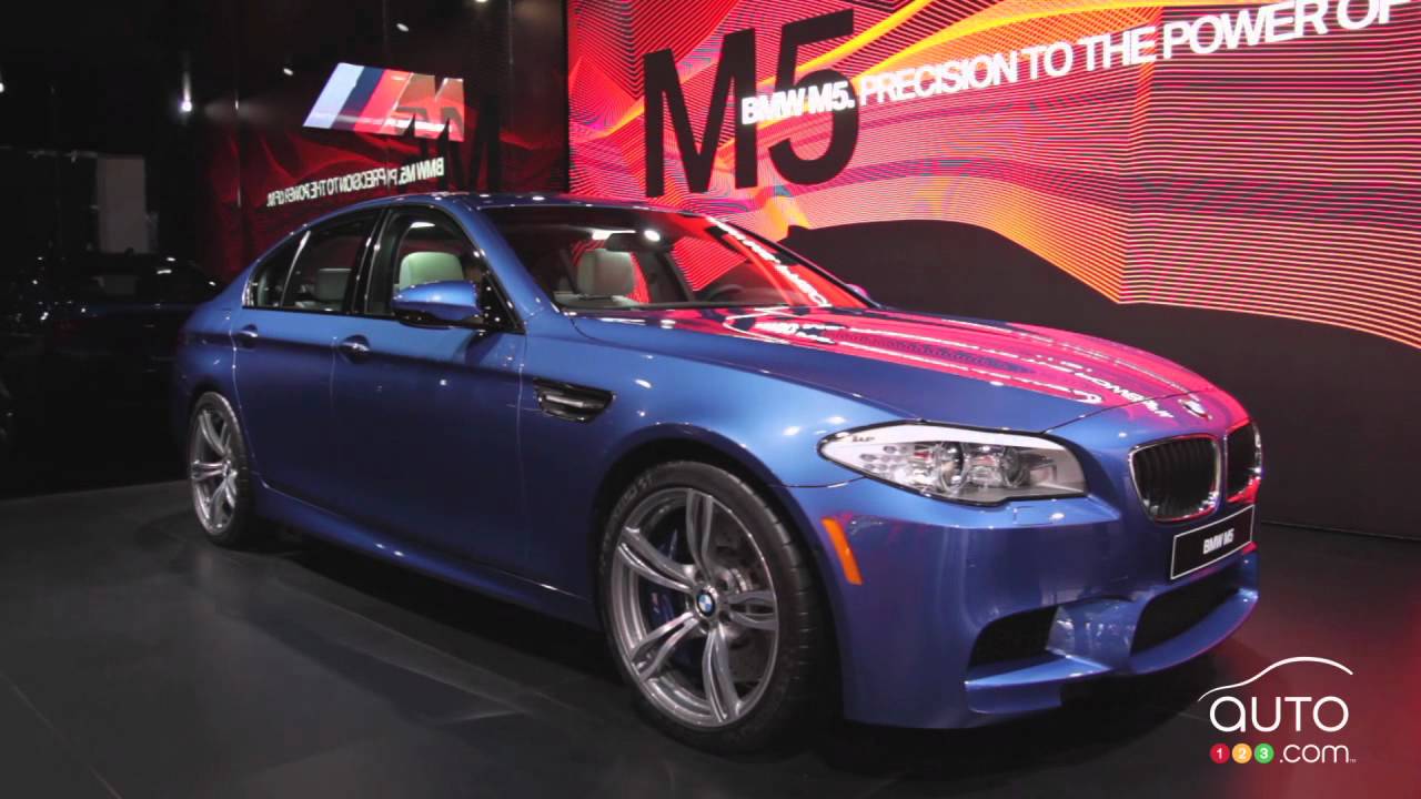 BMW M5 2013 au Salon de l'auto de Détroit