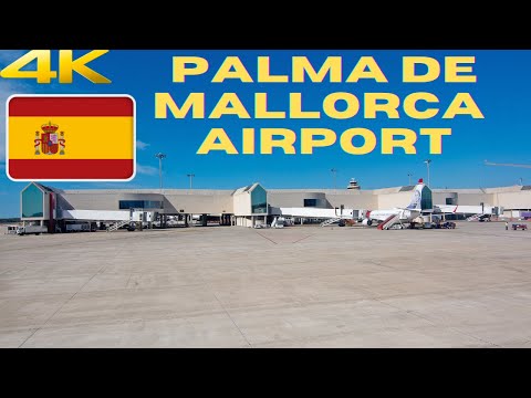 【4K】Rundgang am Flughafen Palma de Mallorca vom Gate bis zum Ausgang