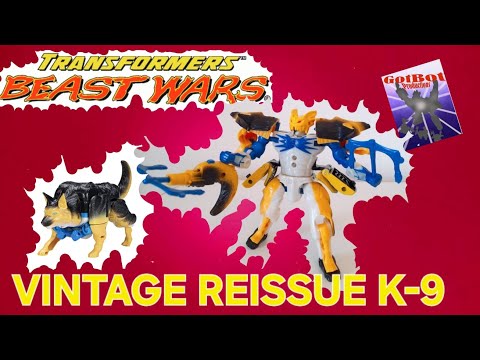 Transformers Vintage Beast Wars Resissue K-9 - GotBot True Review NUMBER 1239