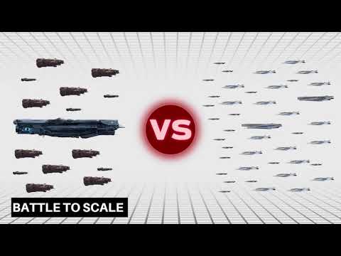 UNSC Infinity with Escort Fleet vs. Alliance Fleet (Mass Effect) | Fleet Versus