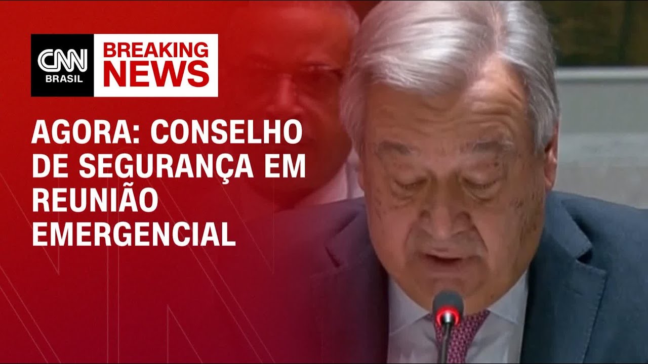 Secretário-Geral abre reunião emergencial da ONU sobre ataque do Irã a Israel | AGORA CNN