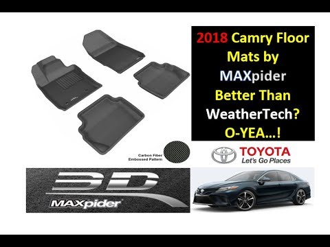 2018 Toyota Camry Floor Mats by MAXpider Review