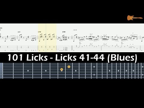 101 Licks - Licks 41-44 (Blues) With Downloadable Tab