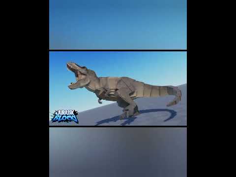 Tyrannosaurus Rex Ultimate! Jurassic Blocky #dinosaur #development #roblox #jurassicblocky