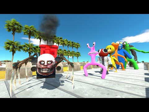 Choo Choo Charles COCONUT DEATH RUN - Animal Revolt Battle Simulator