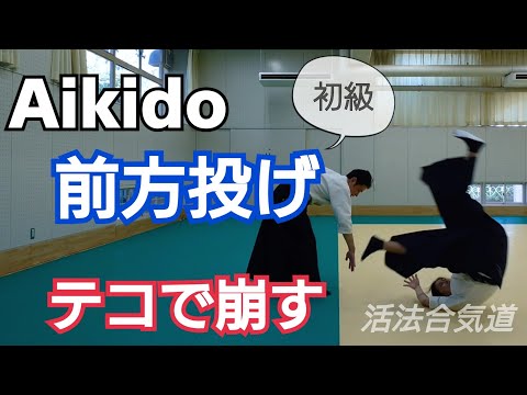 合気道 テコで崩す【前方投げ】初級 Kappo_Aikido