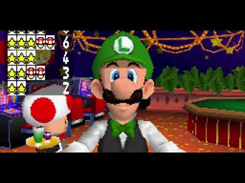 Luigi's Casino from Mario Bros Nintendo DS