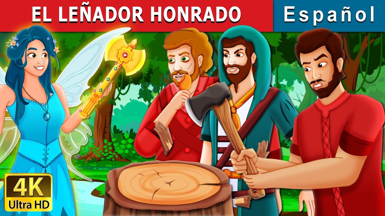 EL LEÑADOR HONRADO | The Honest Woodcutter Story | Cuentos para dormir | Cuentos De Hadas Españoles