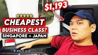 CHEAPEST "Business Class" From Singapore to Japan?! (S$1,193)