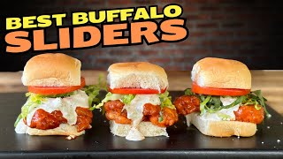 If You're NOT Making these Crispy Buffalo Chicken Sliders Then You're MISSING OUT!