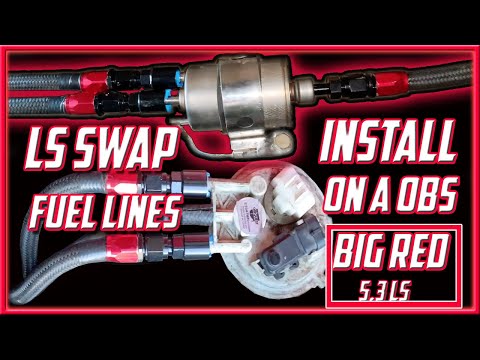 AN Fuel Line INSTALL 500hp 5.3 SWAP OBS