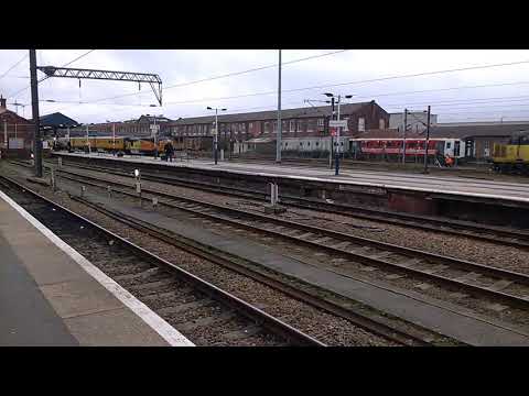 37099 + 37254 Colas Railfrirght pass through Doncaster railway station