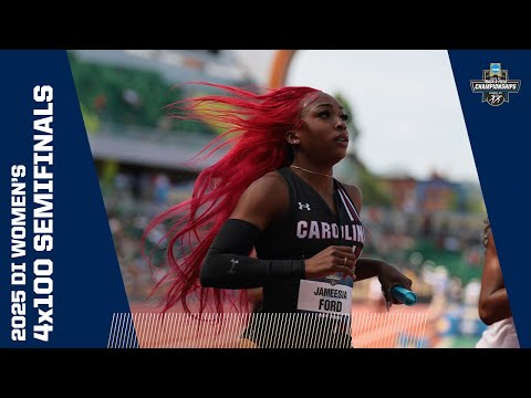Every 4x100m relay semifinal from 2025 NCAA outdoor track and field championships