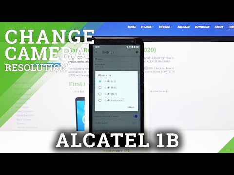 How to Change Photo Size in ALCATEL 1B 2020 – Set Photo Size