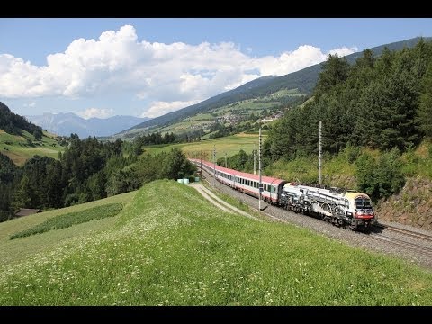 Bahnverkehr am Brenner - Rh 1216 "175 Jahre Eisenbahn für Österreich"