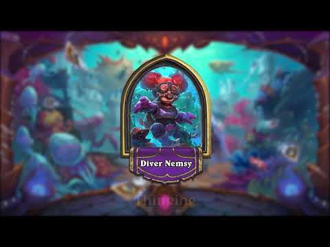 Hearthstone - Diver Nemsy Warlock Hero Voice Lines