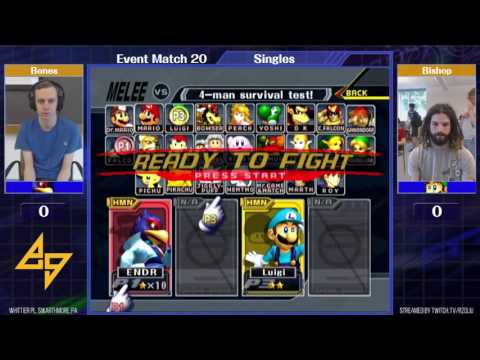 Event Match 20: Bones (Falco) vs Bishop (Luigi) - Pools